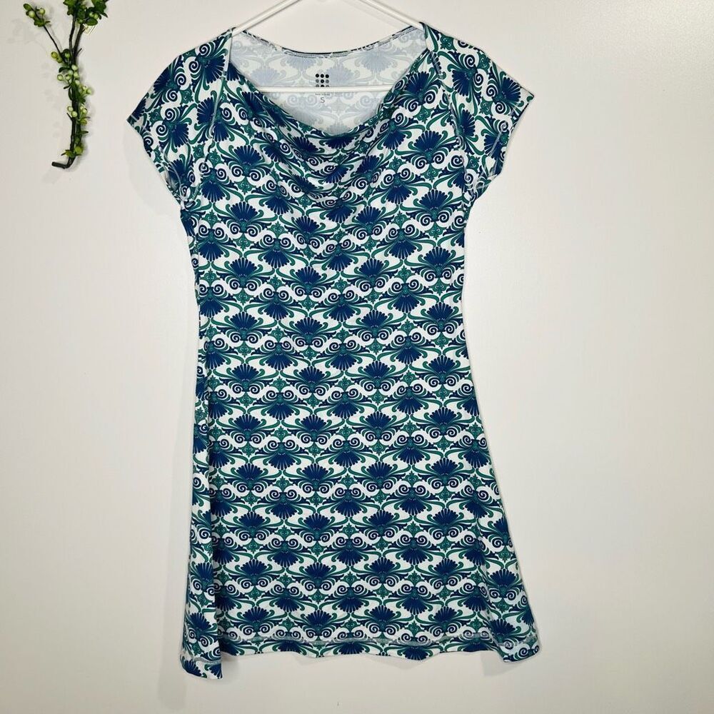 Title Nine Majestic Dress Blue White